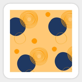 Abstract circle pattern Sticker